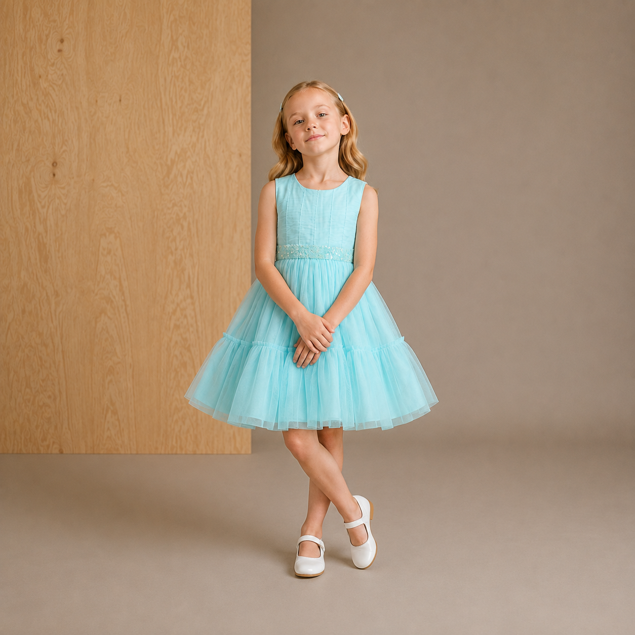 Blue Cute Graceful Summer Dress