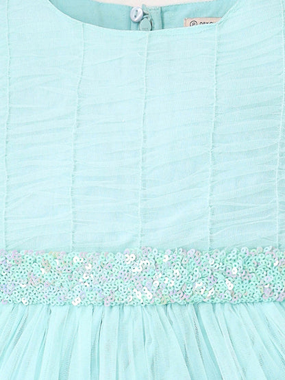 Cherry Crumble Blue Cute Graceful Summer Dress