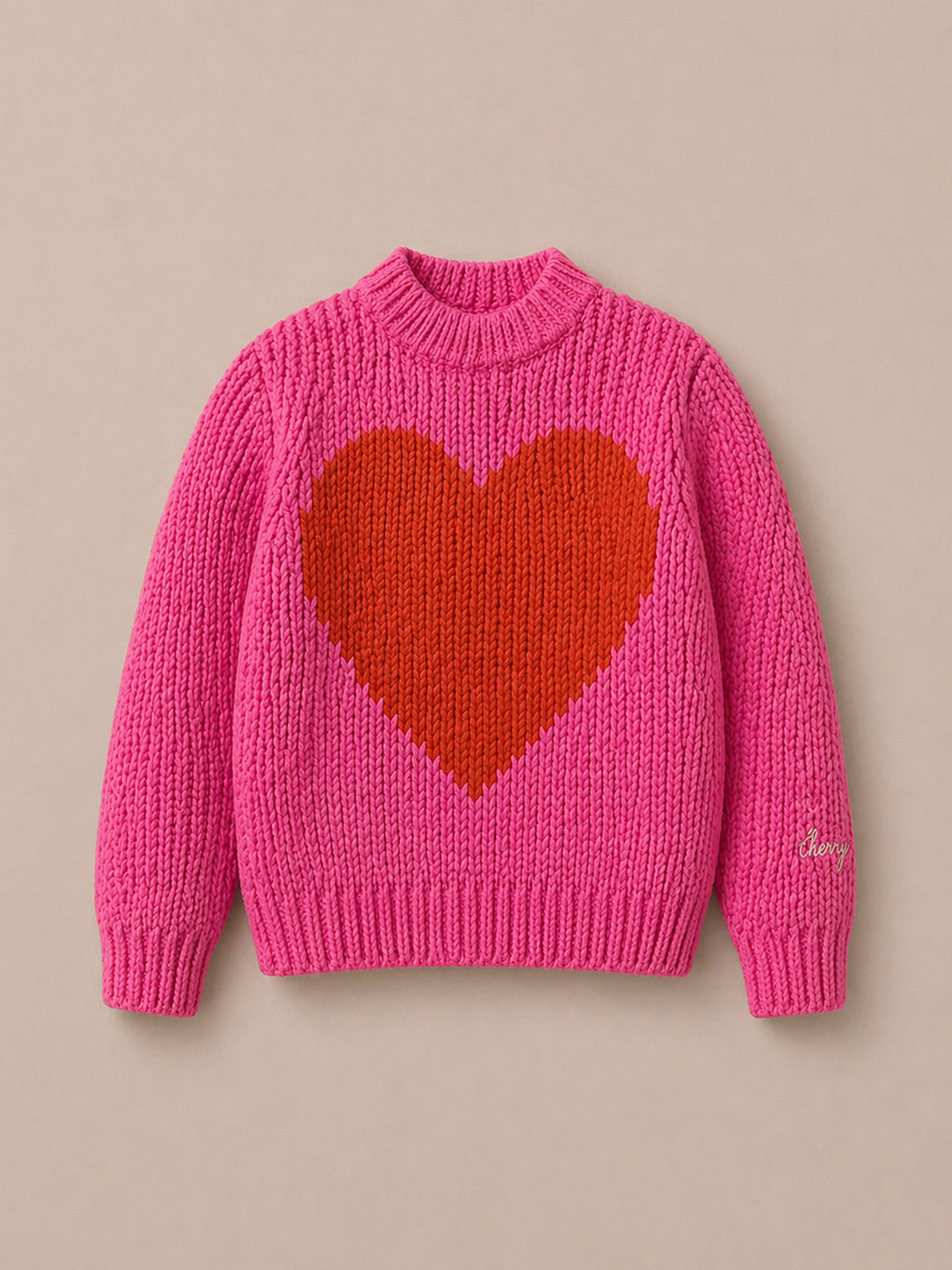 Cozy Pink Knit Sweater