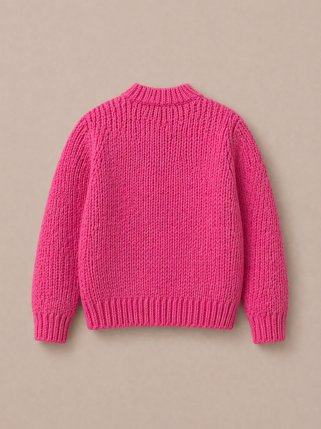Cozy Pink Knit Sweater