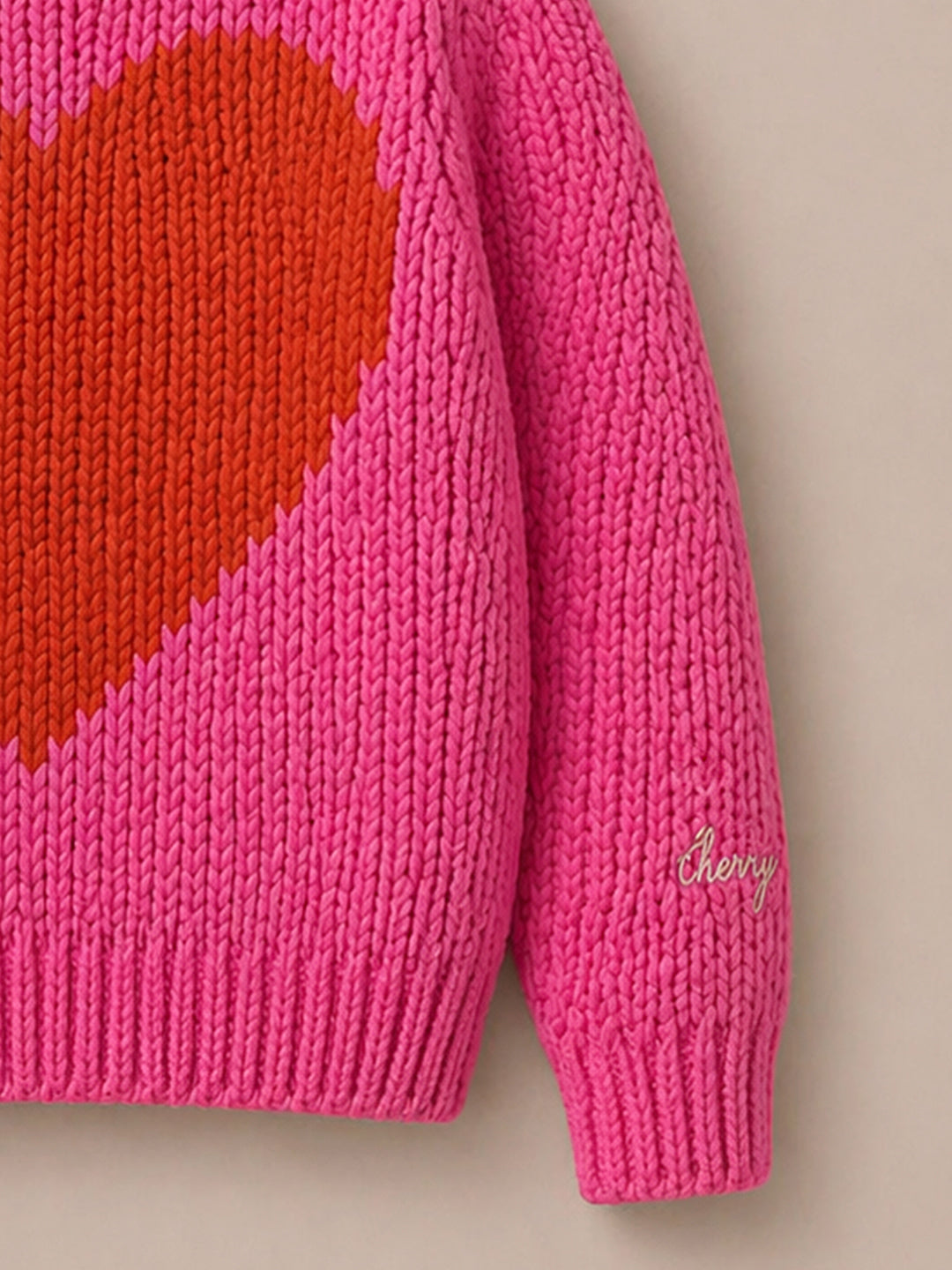 Cozy Pink Knit Sweater