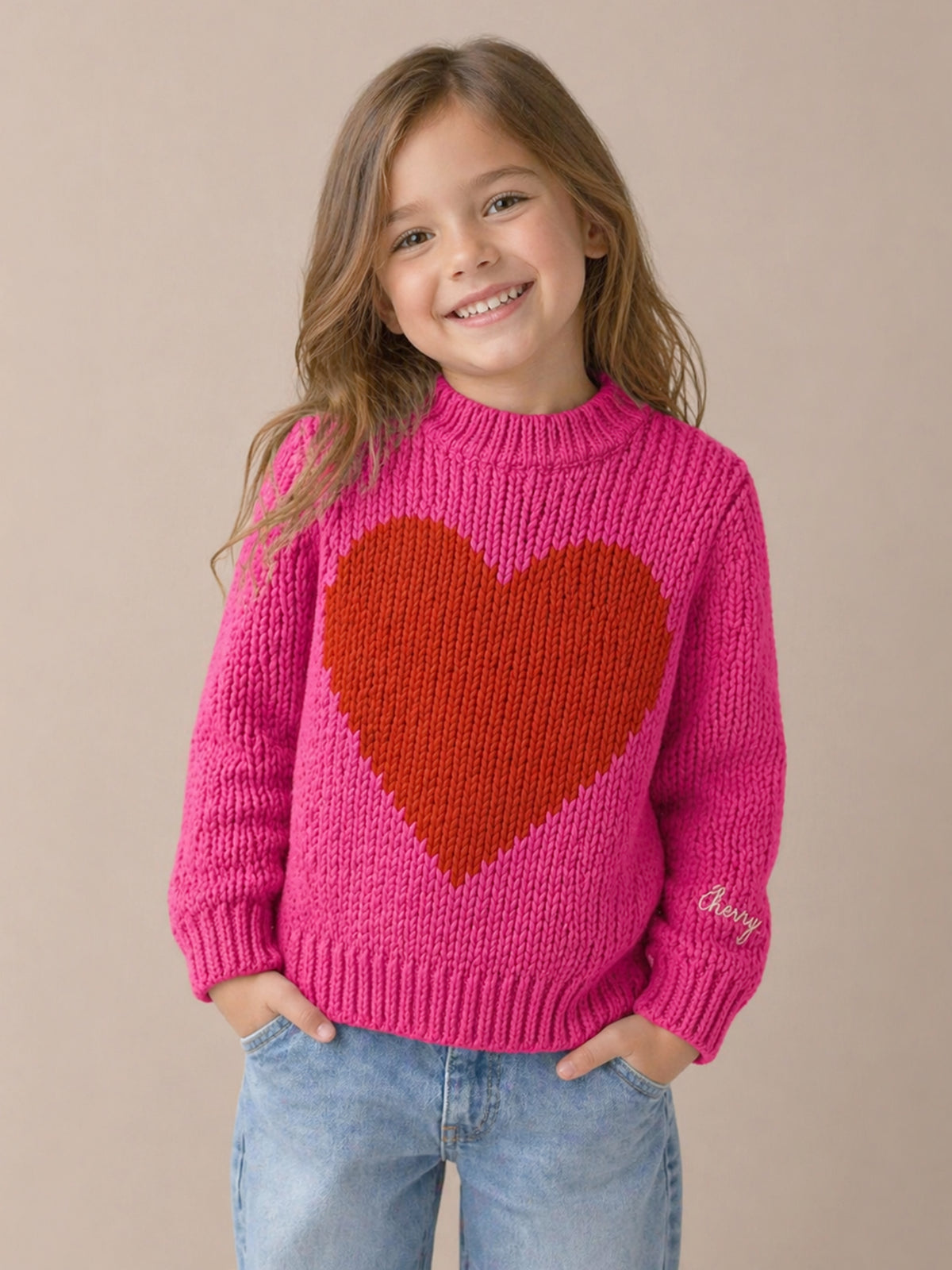 Cozy Pink Knit Sweater
