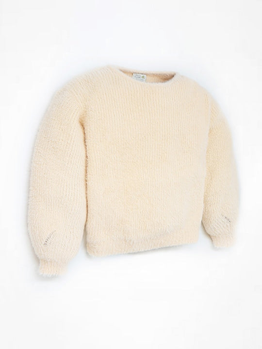 Cherry Crumble Peach Intarsia Sweet Stylish Sweater