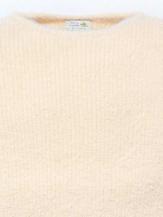 Peach Intarsia Sweet Stylish Sweater