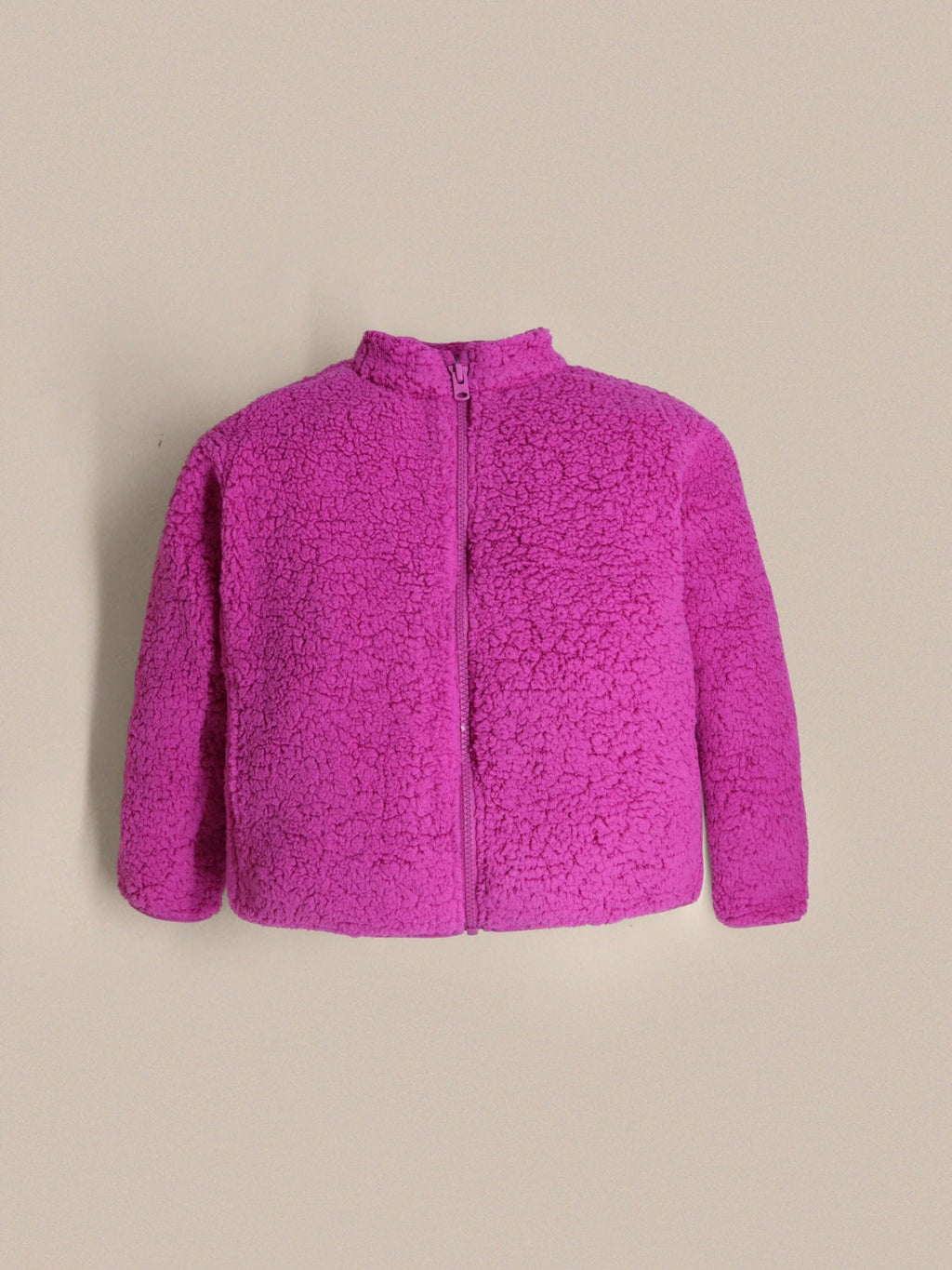 Cherry Crumble Magenta Sherpa Frosty-Sleek Winter Jacket