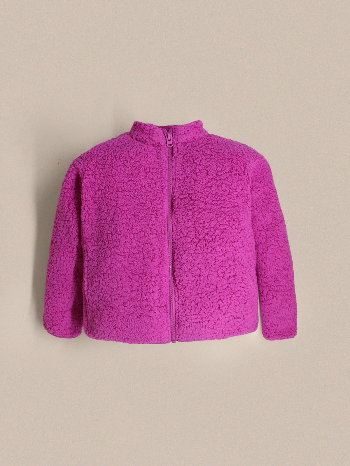 Cherry Crumble Magenta Sherpa Frosty-Sleek Winter Jacket