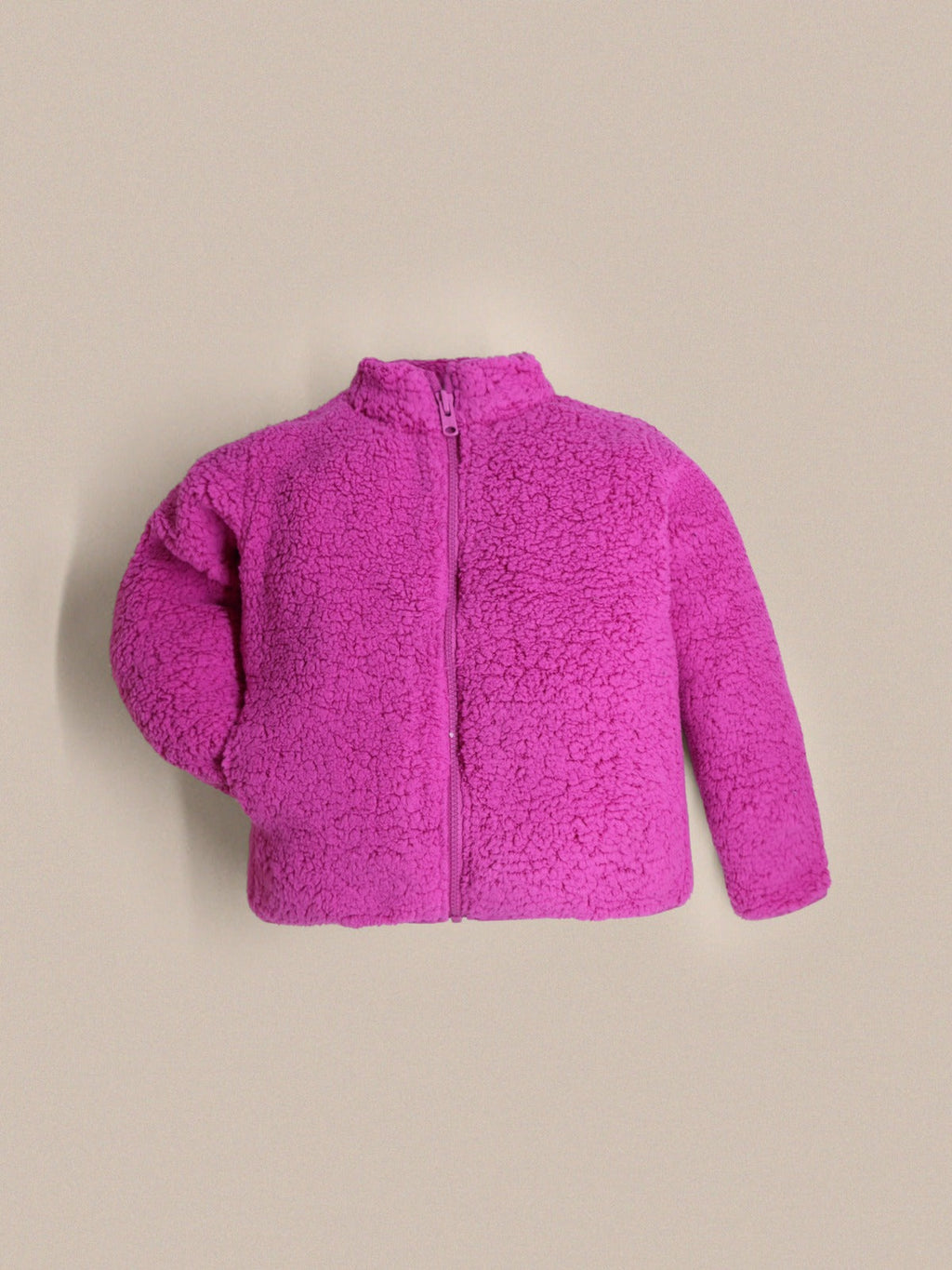 Cherry Crumble Magenta Sherpa Frosty-Sleek Winter Jacket