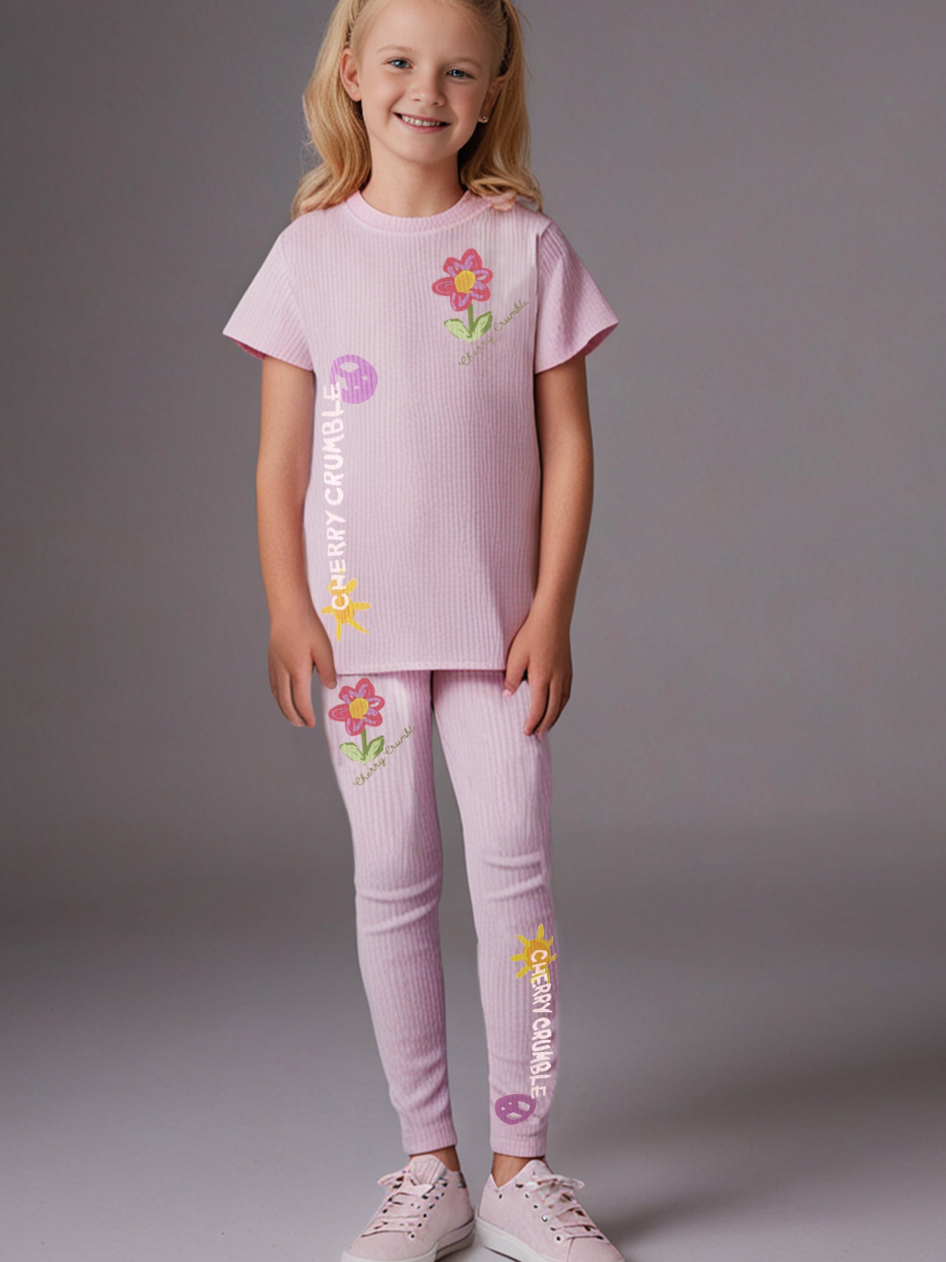 Cherry Crumble Holiday Cheer Joyful Pink Noble Nightsuit