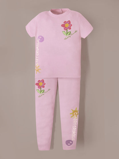 Cherry Crumble Holiday Cheer Joyful Pink Noble Nightsuit