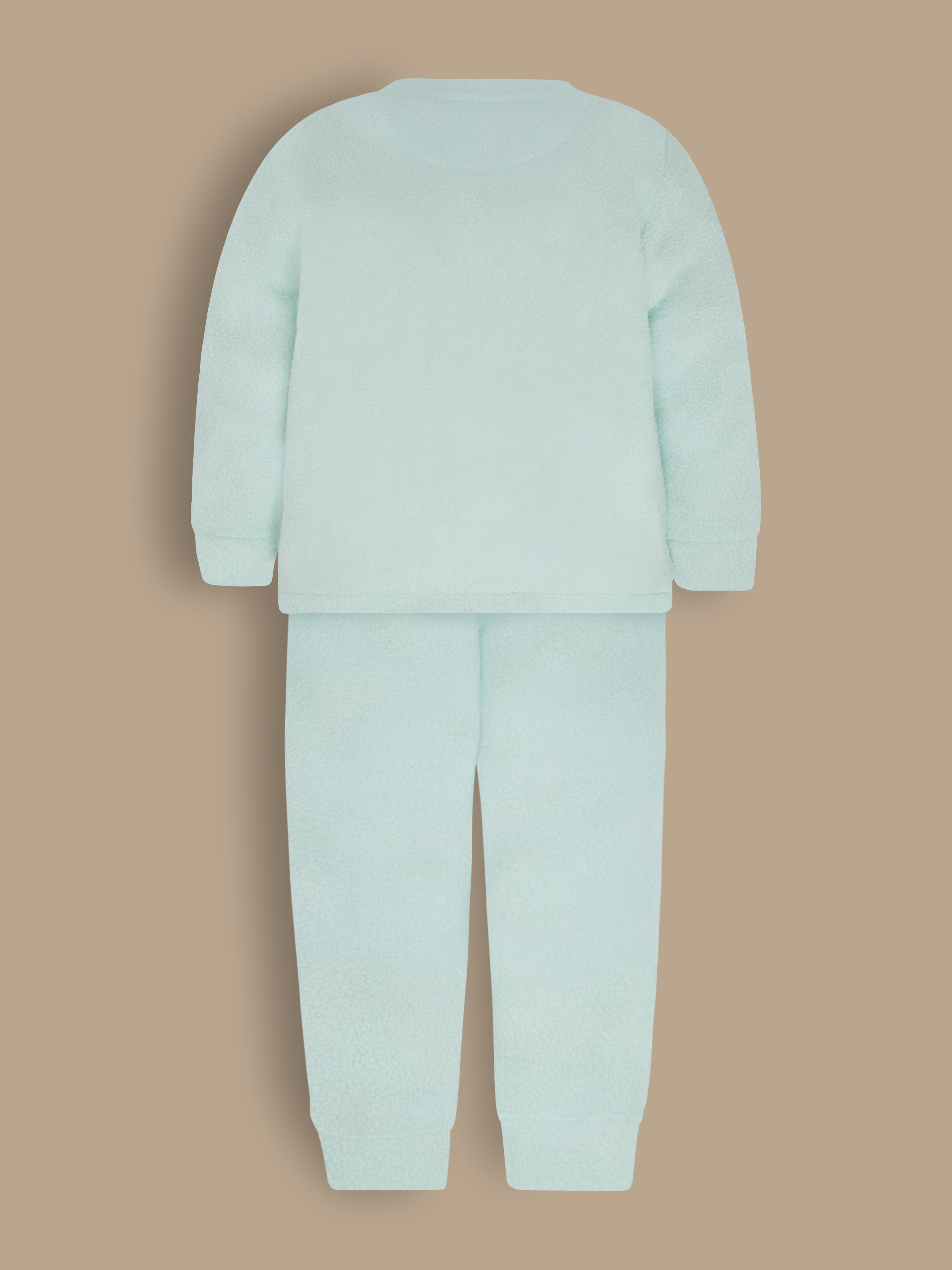 Cherry Crumble Mint Solid Applique Lovely Nightsuit