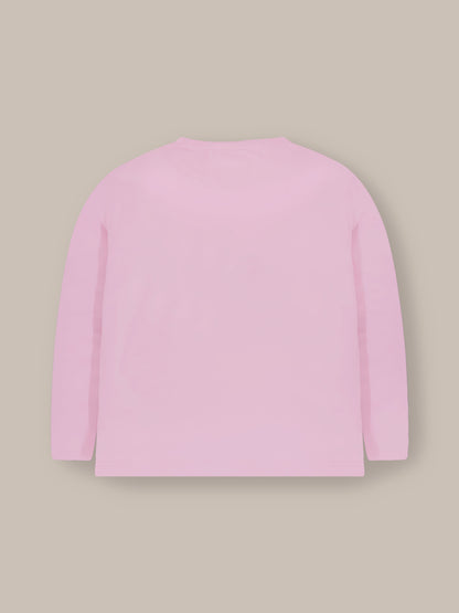 Pink Hug Sweatshirt Set