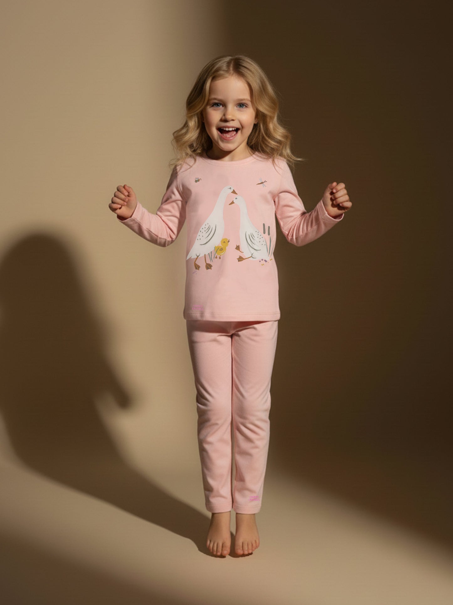 Pink Hug Sweatshirt Set