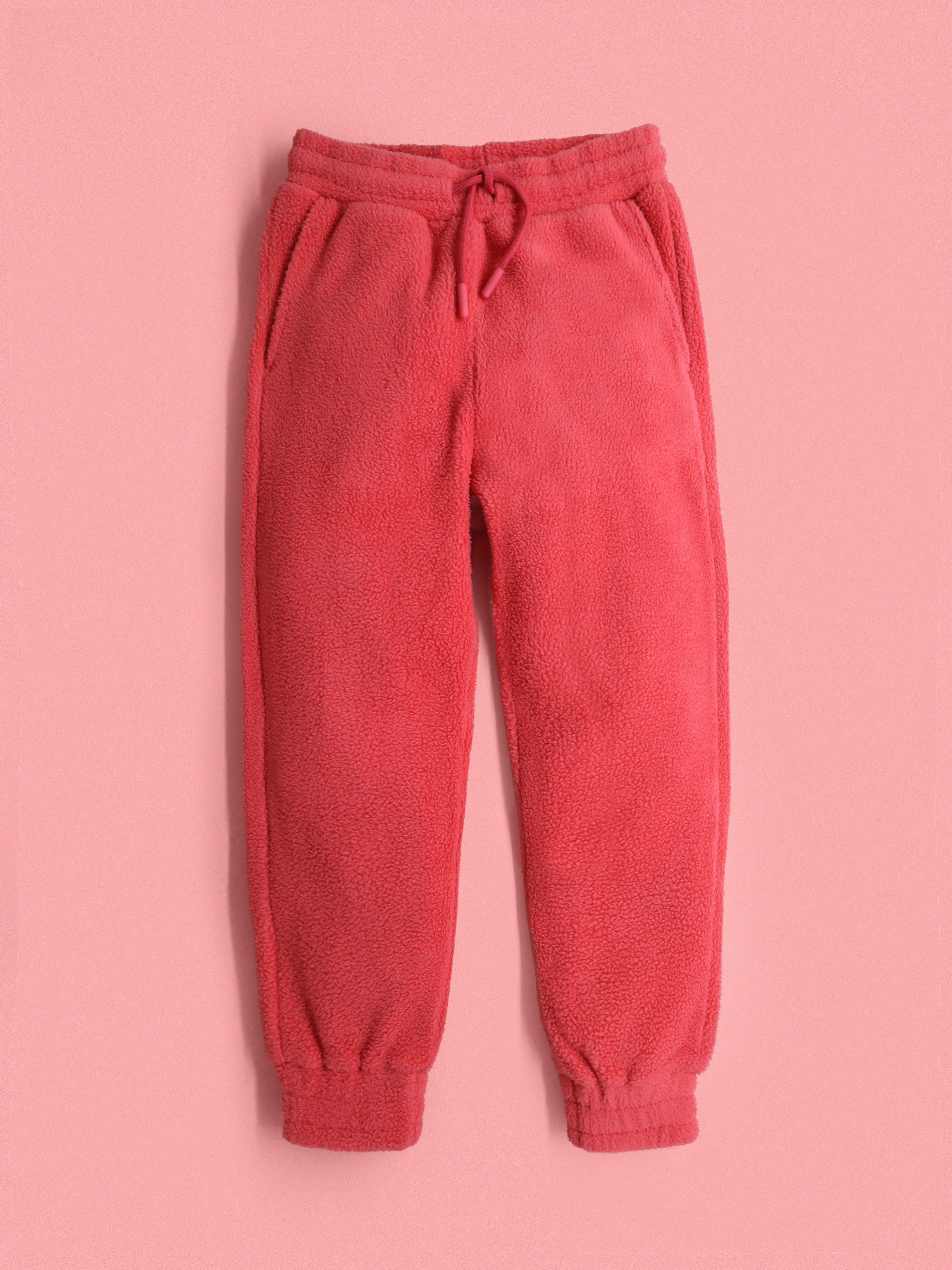 Cherry Crumble Solid Applique Snug Smart Nightsuit