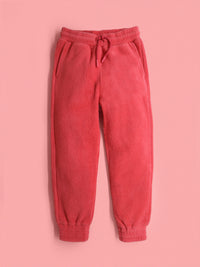 Coral Solid Applique Snug Smart Nightsuit