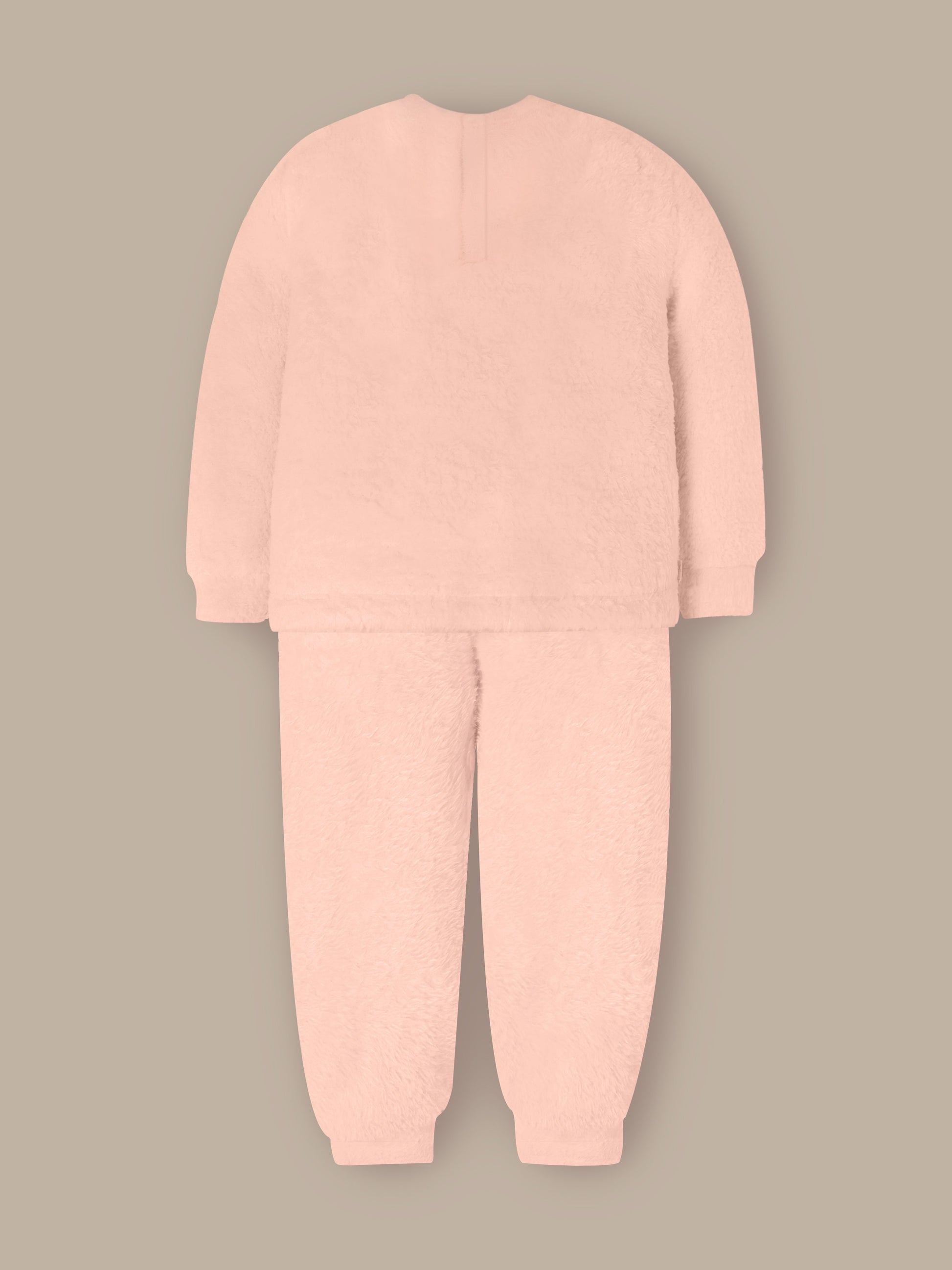 Soft Peach Sweatshirt Set