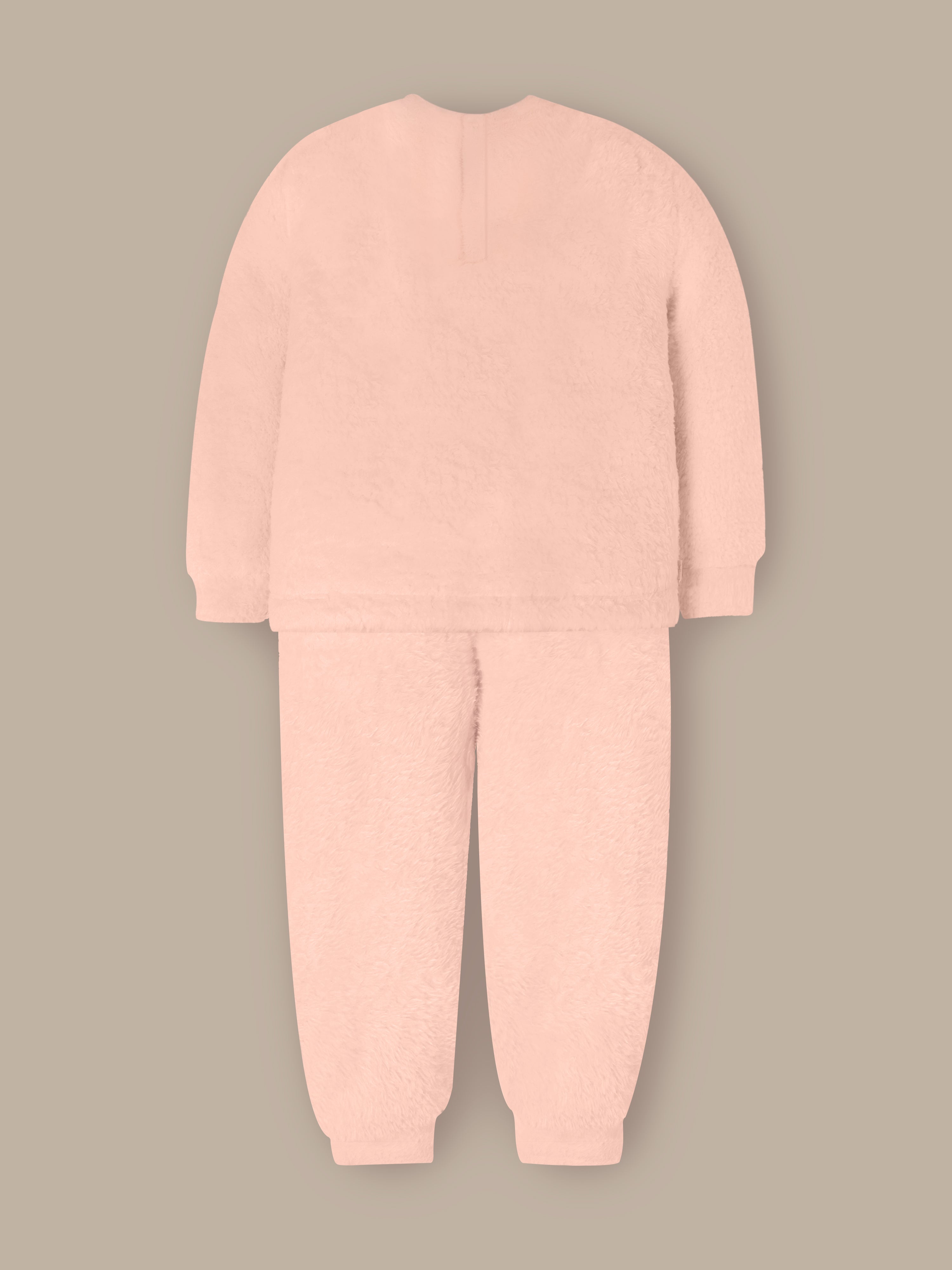 Soft Peach Sweatshirt Set