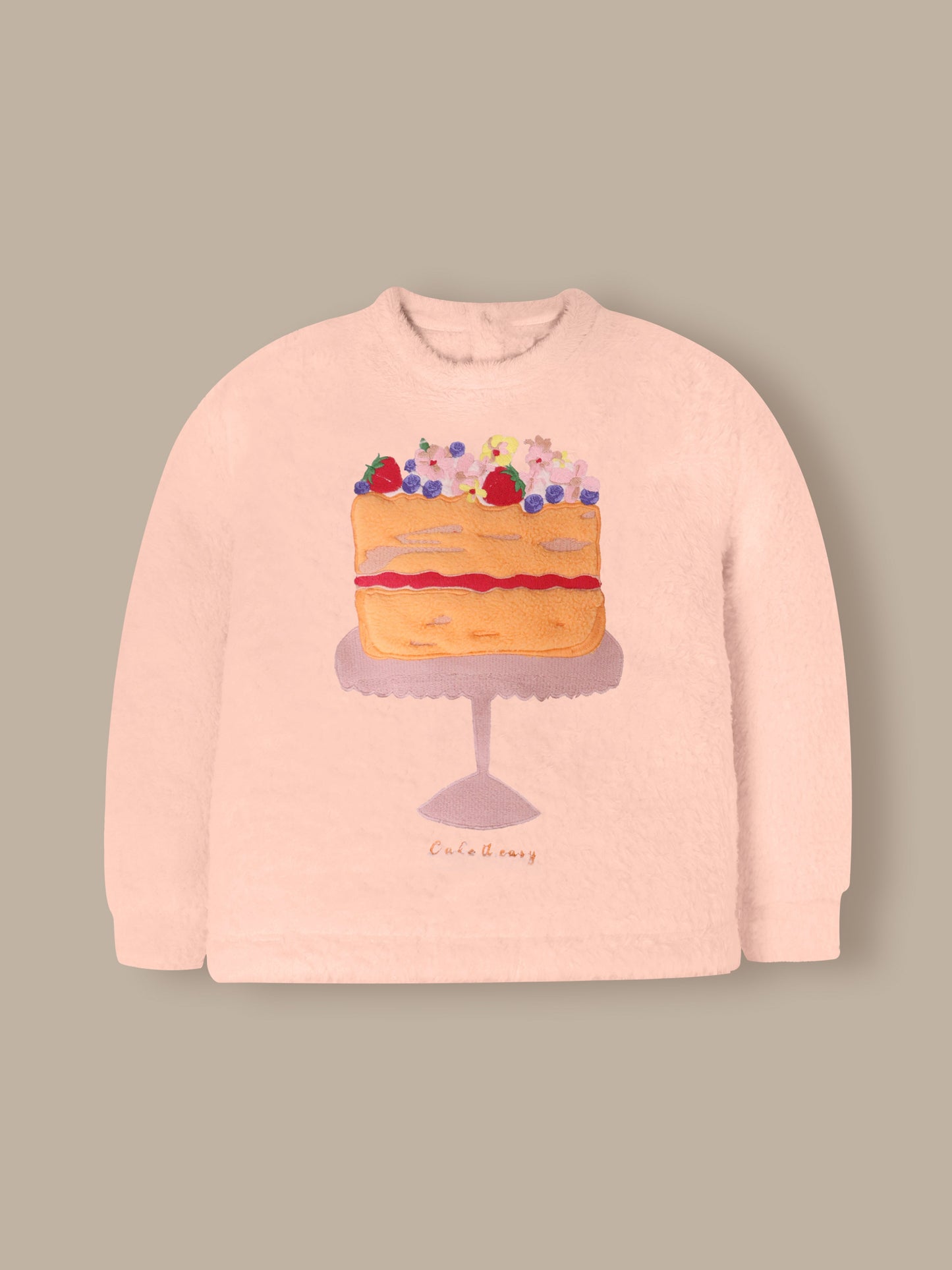 Soft Peach Sweatshirt Set