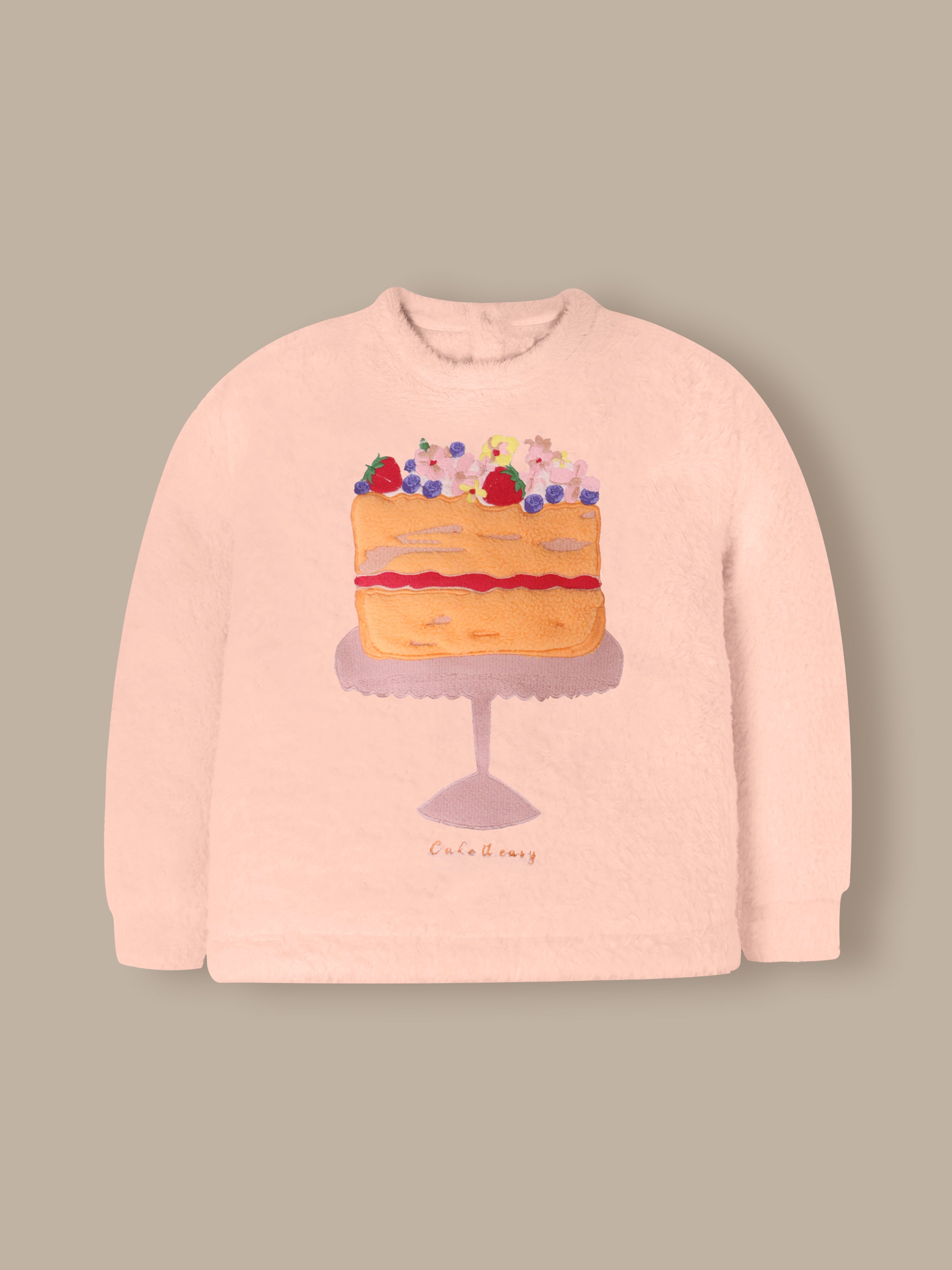 Soft Peach Sweatshirt Set