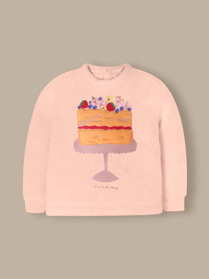 Soft Peach Sweatshirt Set