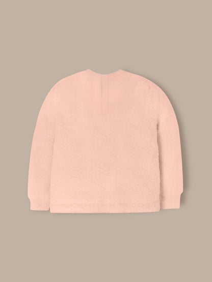 Soft Peach Sweatshirt Set