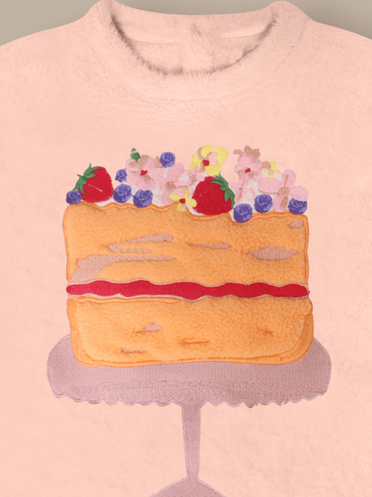 Soft Peach Sweatshirt Set