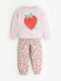 Cherry Crumble Girls Multicolour Printed Nightsuit