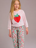 Cherry Crumble Multicolor Printed Embroidered Sweet Classic Summer Nightsuit