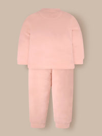 Let your little one drift off into cozy dreams in style with the Cherry Crumble Peach Winter Nightsuit, designed especially for girls who love comfort and cuteness combined.