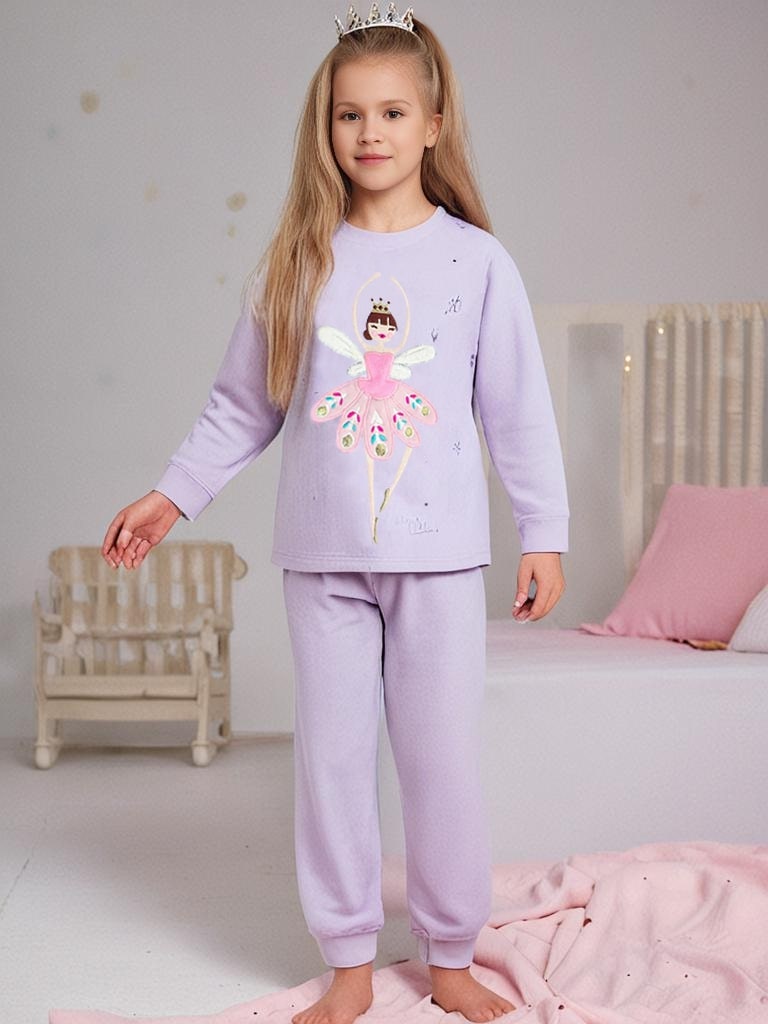 Cherry Crumble Solid Applique Lovely Stylish Winter Nightsuit