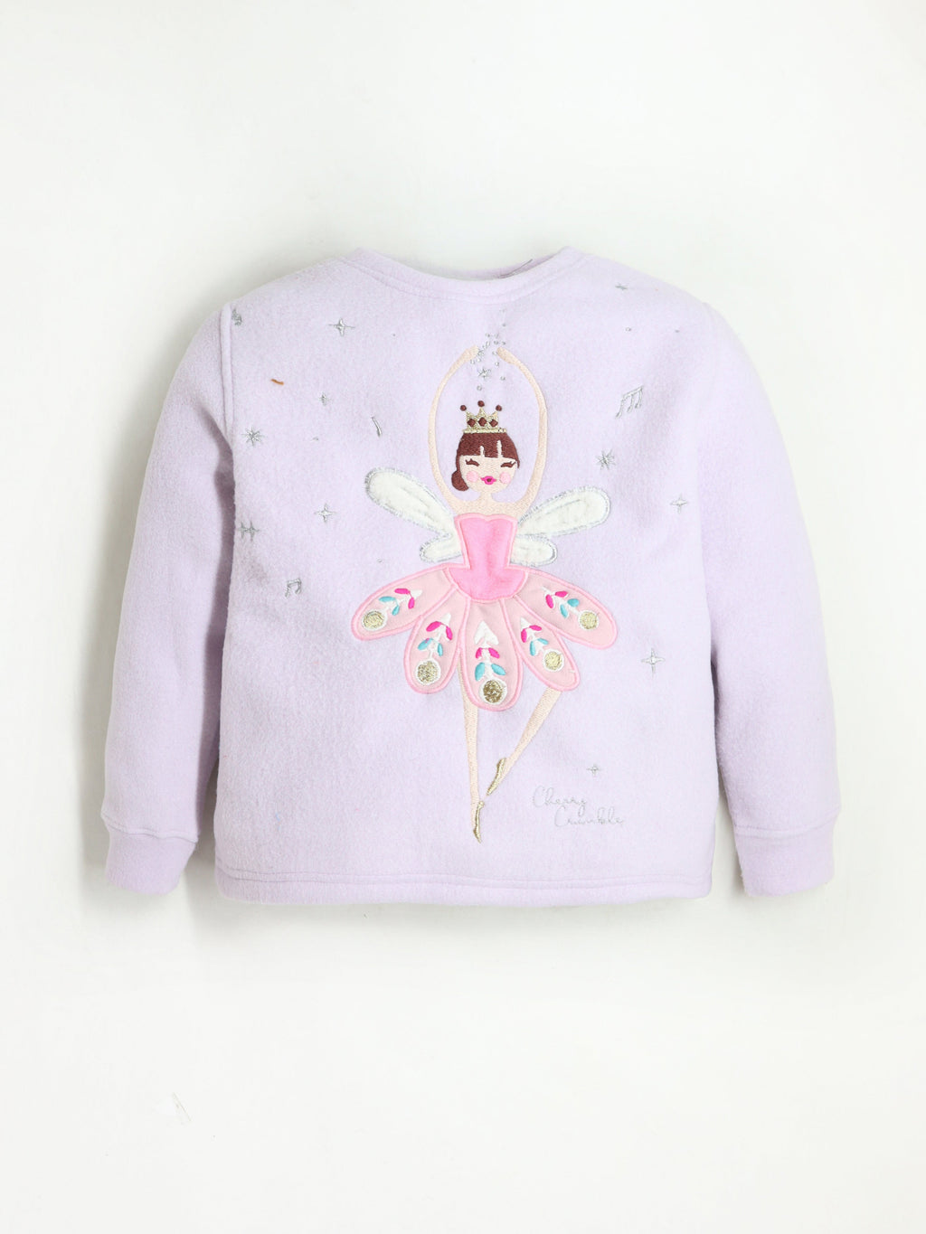 Cherry Crumble Solid Applique Lovely Stylish Winter Nightsuit