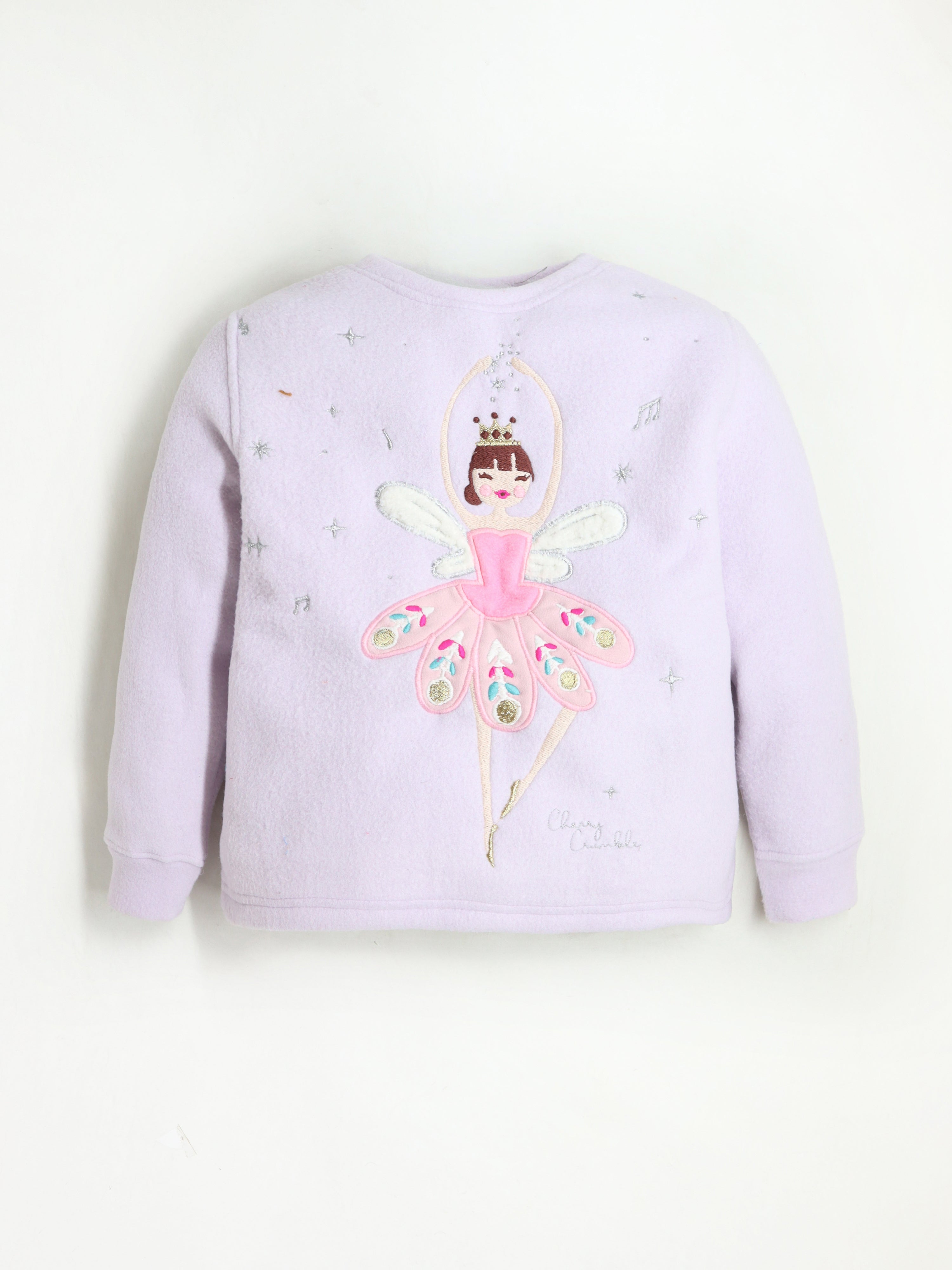 Cherry Crumble Solid Applique Lovely Stylish Winter Nightsuit