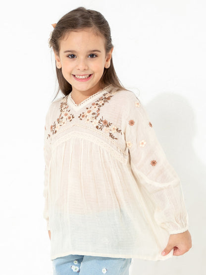 Cherry Crumble Sunny Joy Cheery Cream Classic Top