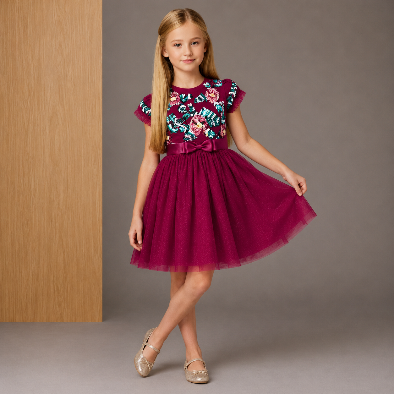 Sparkle Magenta Dress