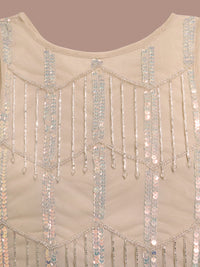 Sparkle Cream Dress