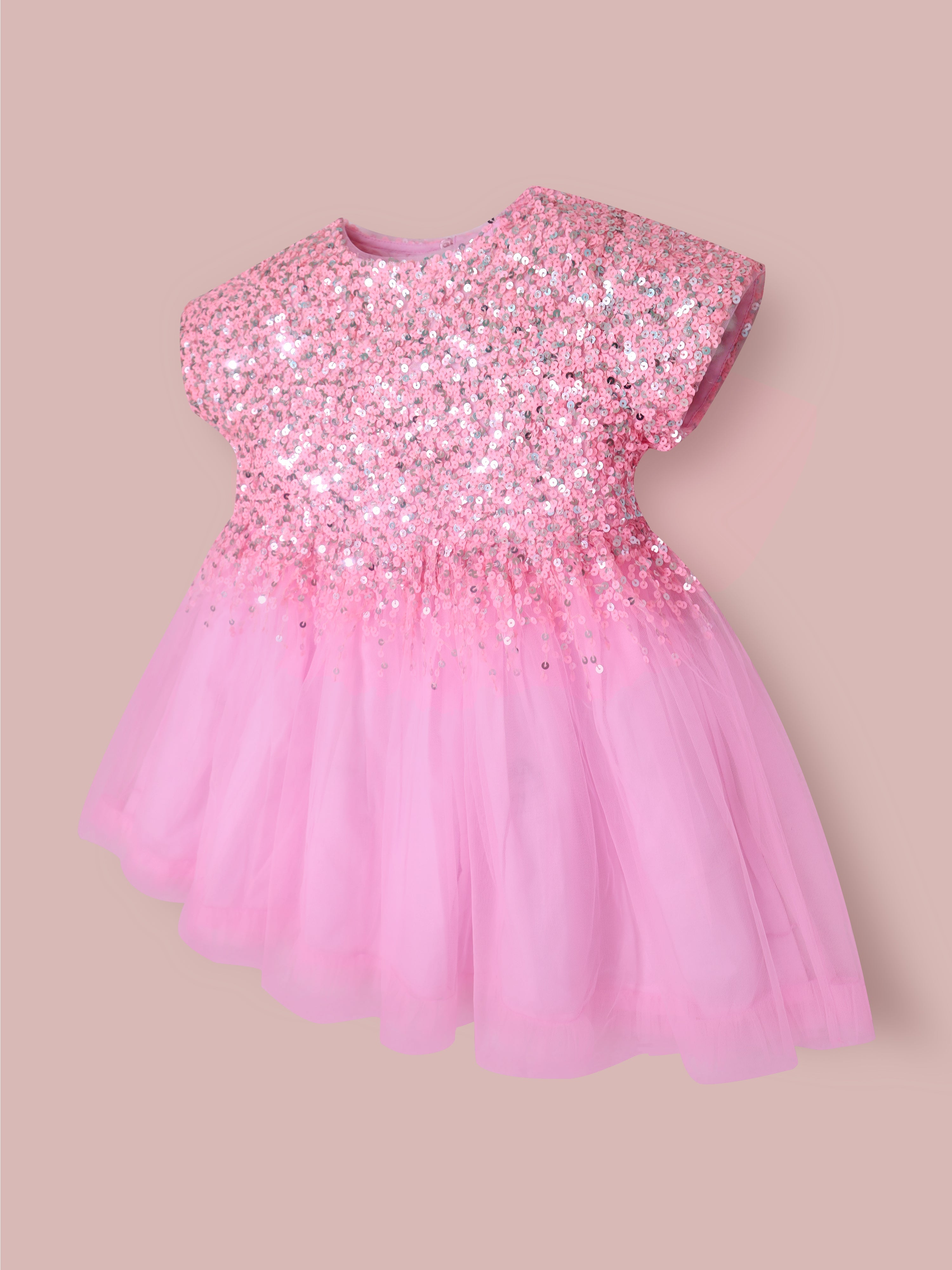 Cherry Crumble Pink Solid Playful Smart Dress
