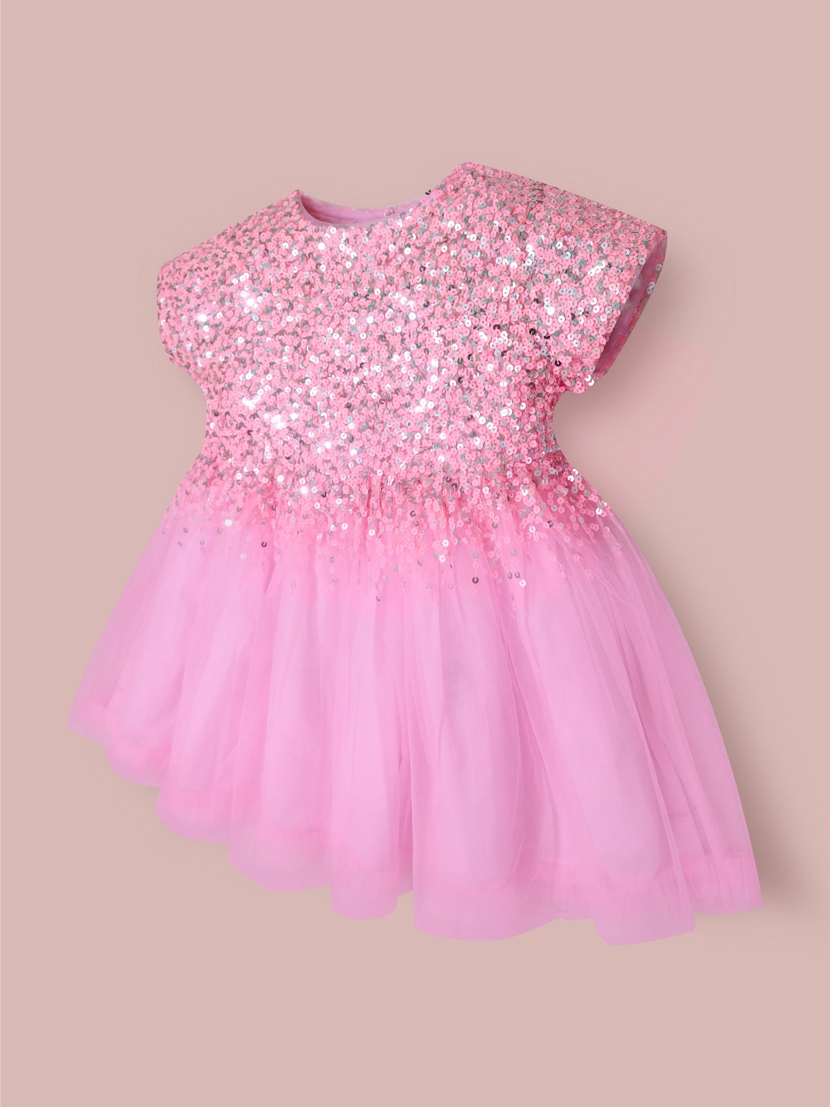 Cherry Crumble Pink Solid Playful Smart Dress