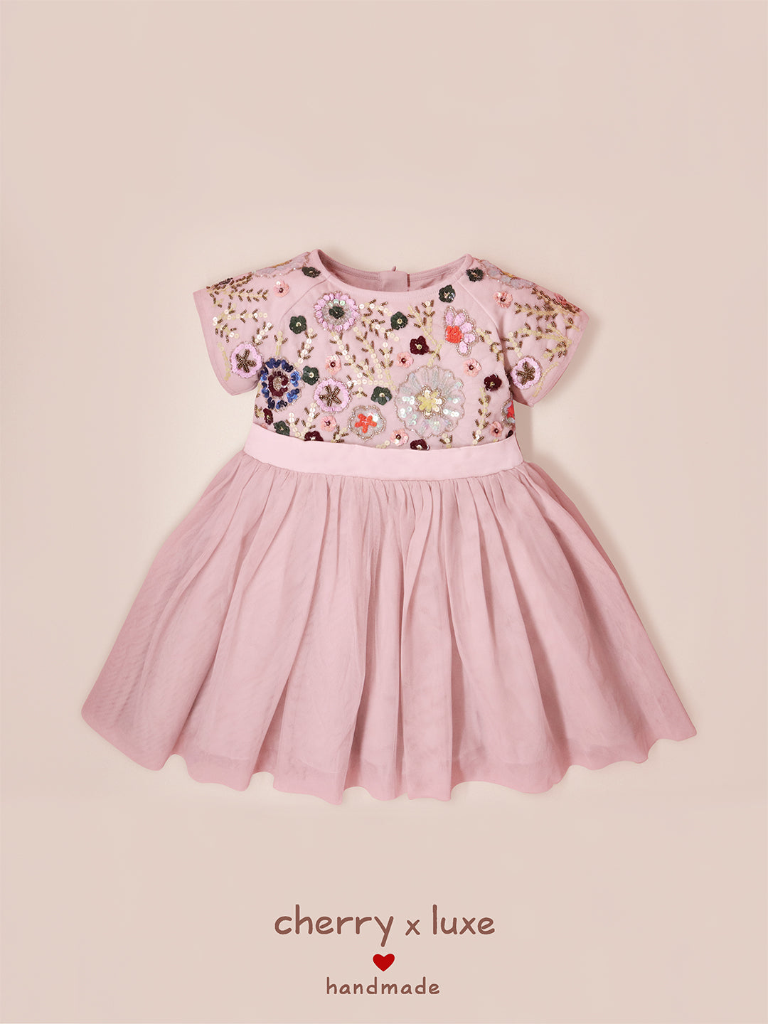Cherry Crumble Pink Solid Cozy Summer Dress