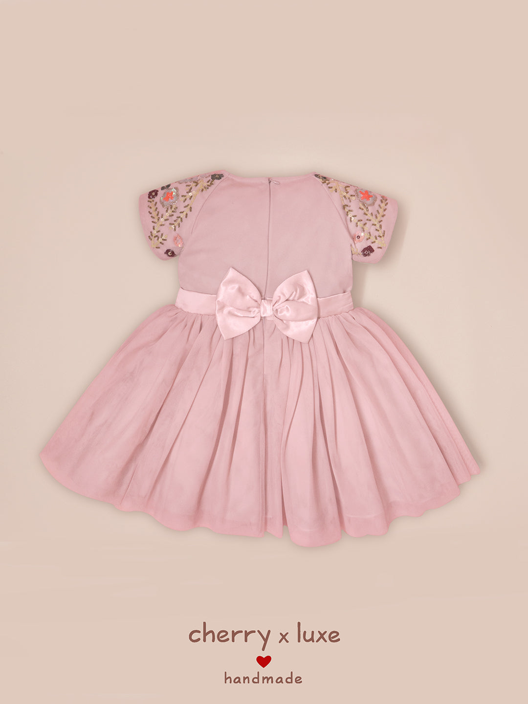 Cherry Crumble Pink Solid Cozy Summer Dress