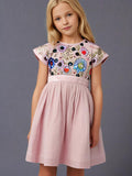 Cherry Crumble Pink Solid Cozy Summer Dress