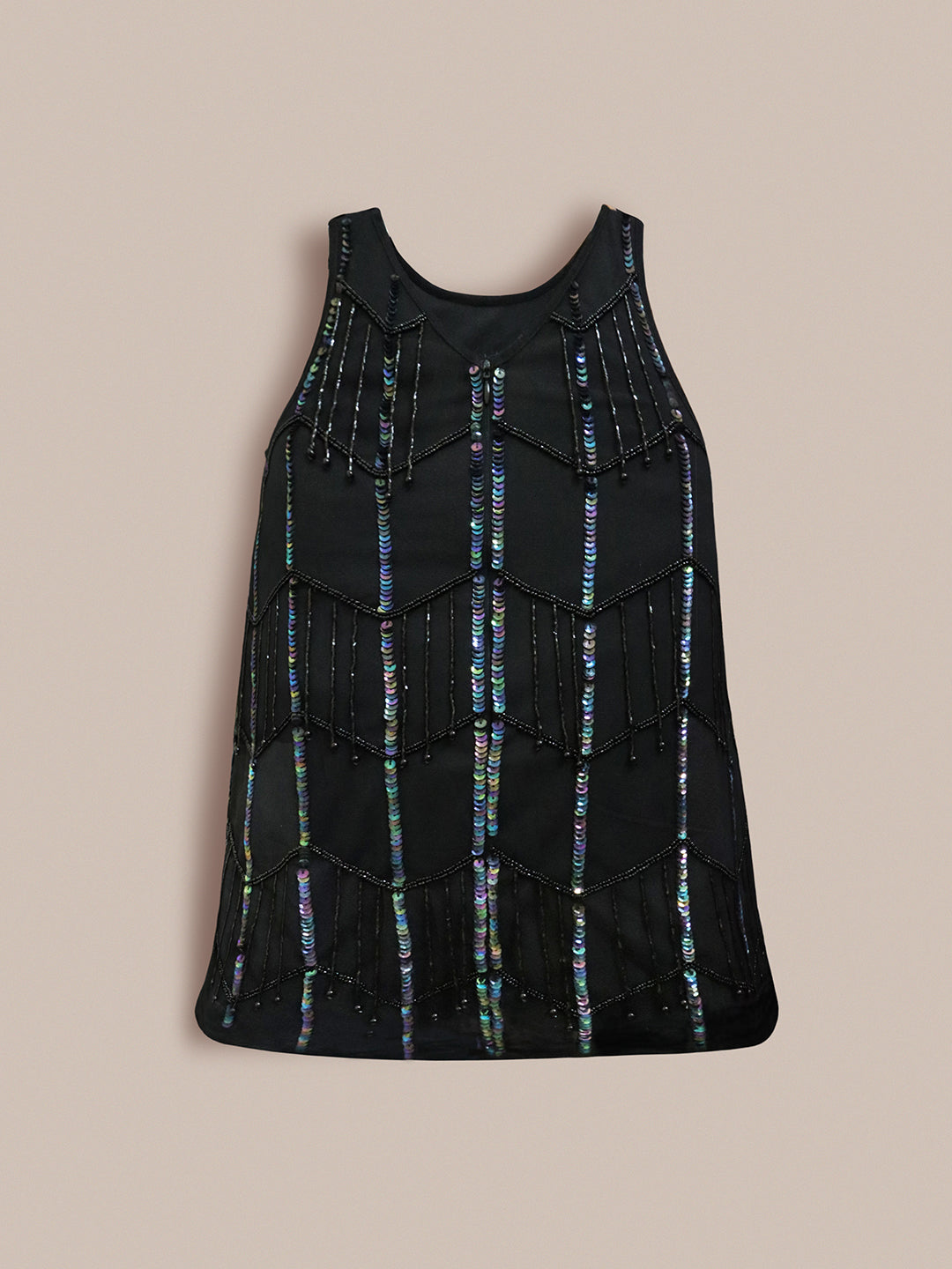 Cherry Crumble Black Cute Classic Summer Dress