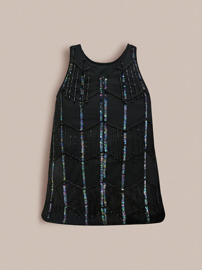 Cherry Crumble Black Cute Classic Summer Dress