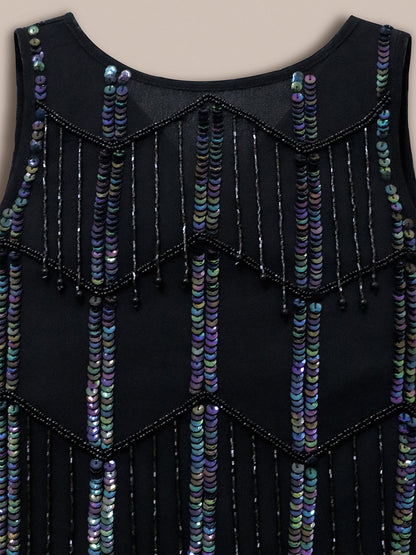 Cherry Crumble Black Cute Classic Summer Dress