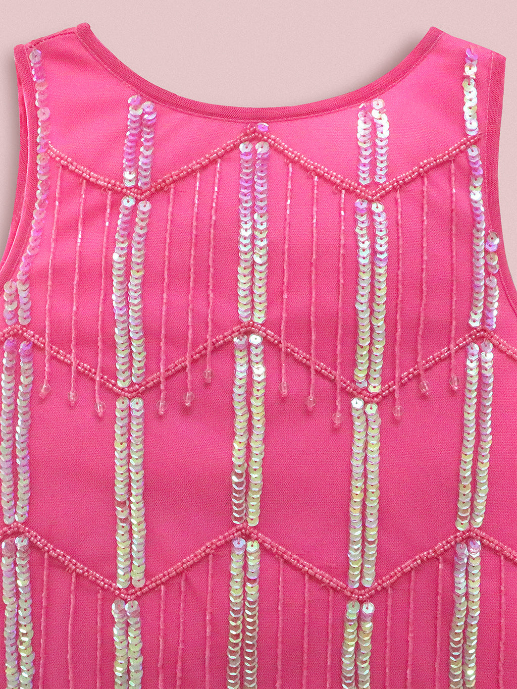 Cherry Crumble Sparkle Pink Dress