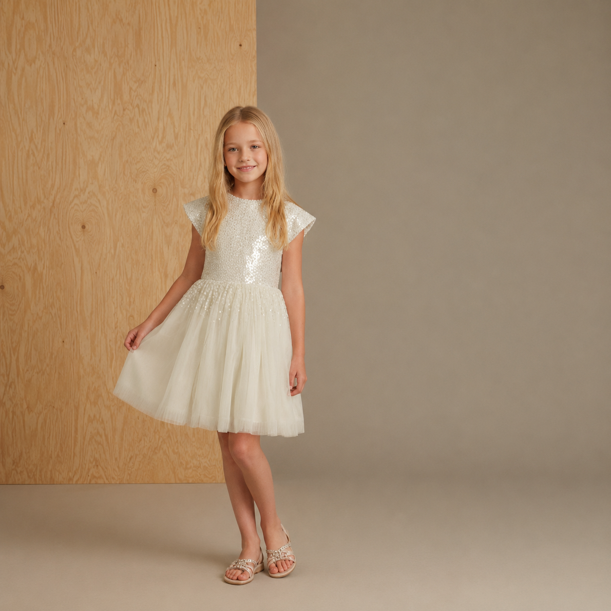 Starlight Off White Dress