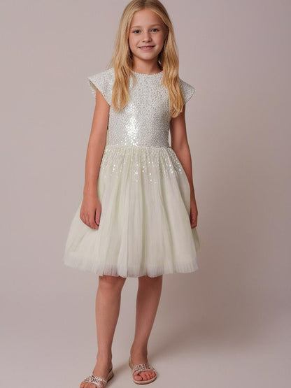 Cherry Crumble Starlight Off White Dress