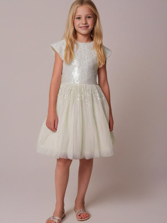 Cherry Crumble Starlight Off White Dress
