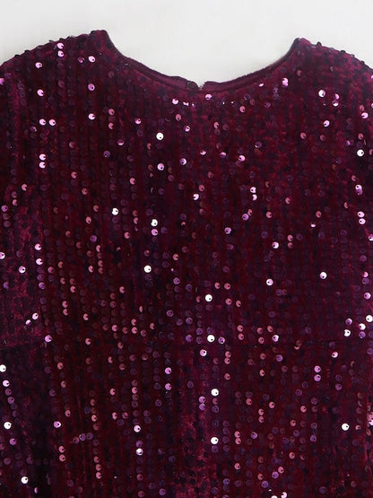 Cherry Crumble Solid Playful Classic Summer Dress