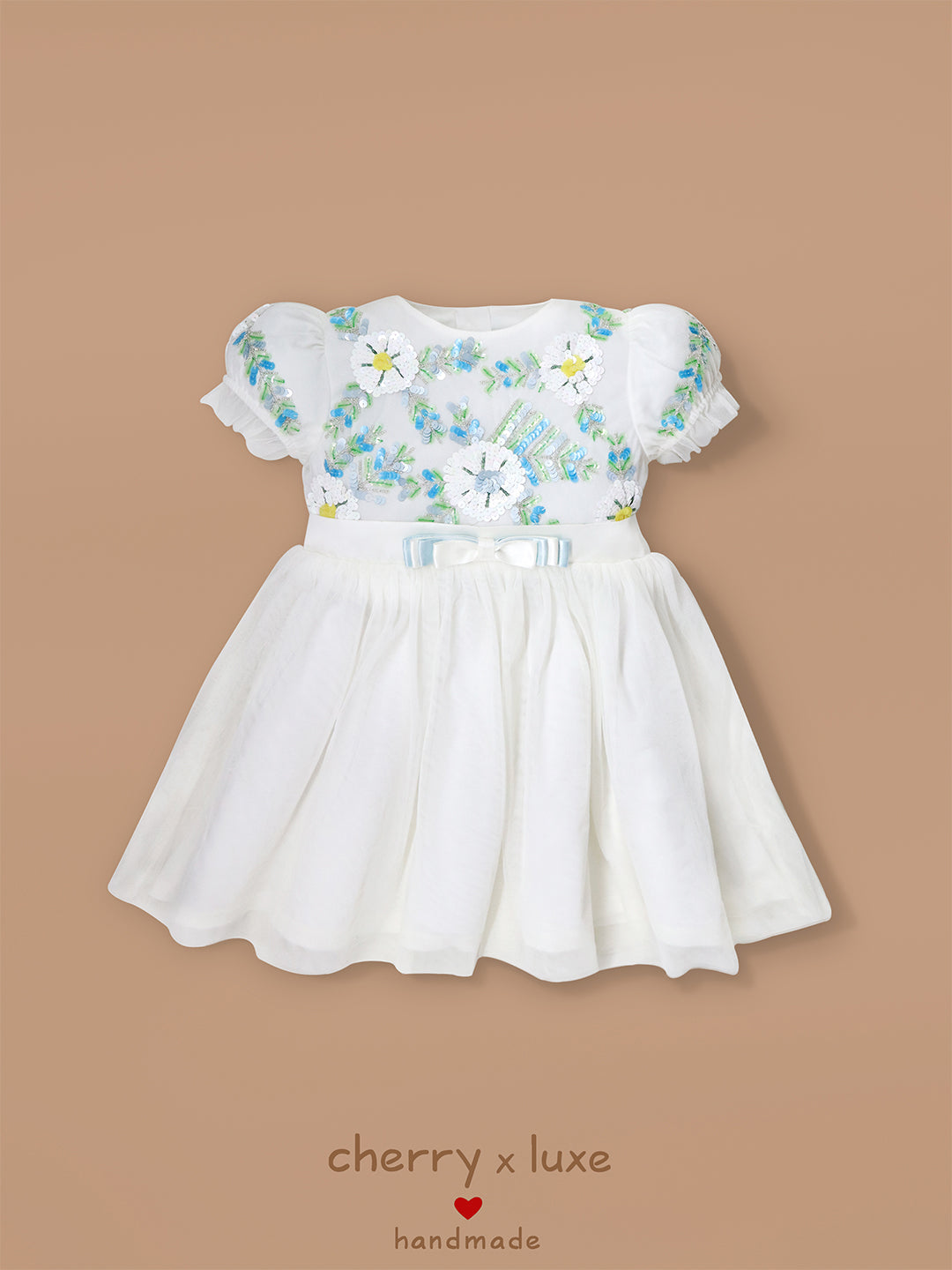 Cherry Crumble White Solid Trendy Stylish Dress