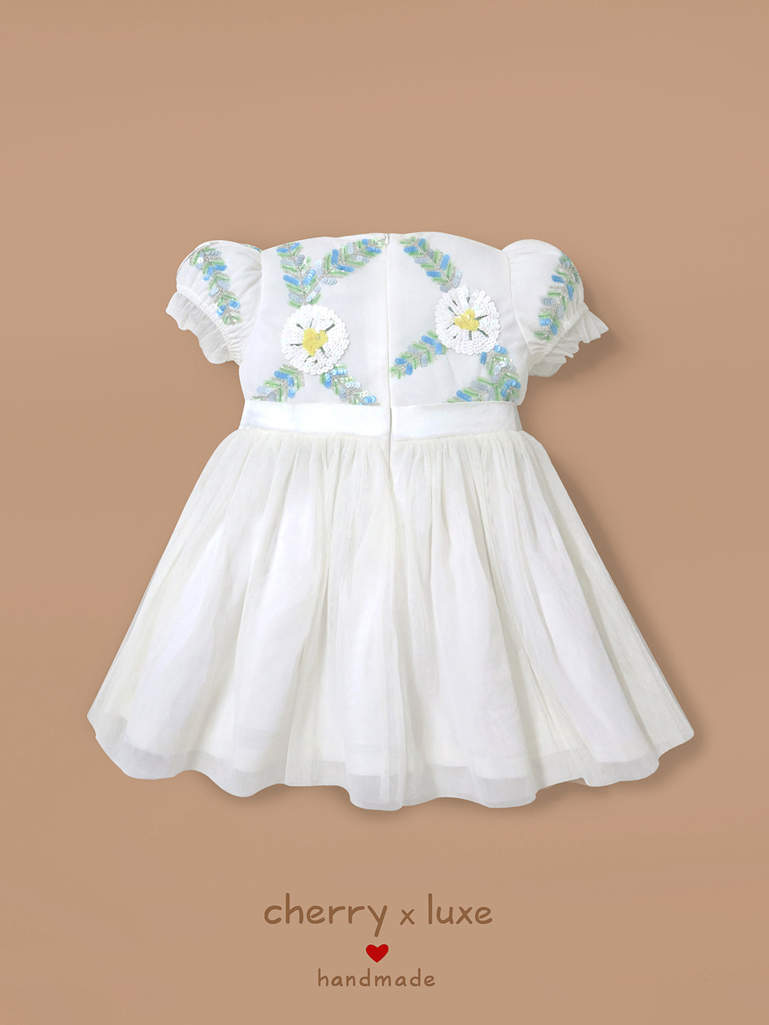 Cherry Crumble White Solid Trendy Stylish Dress