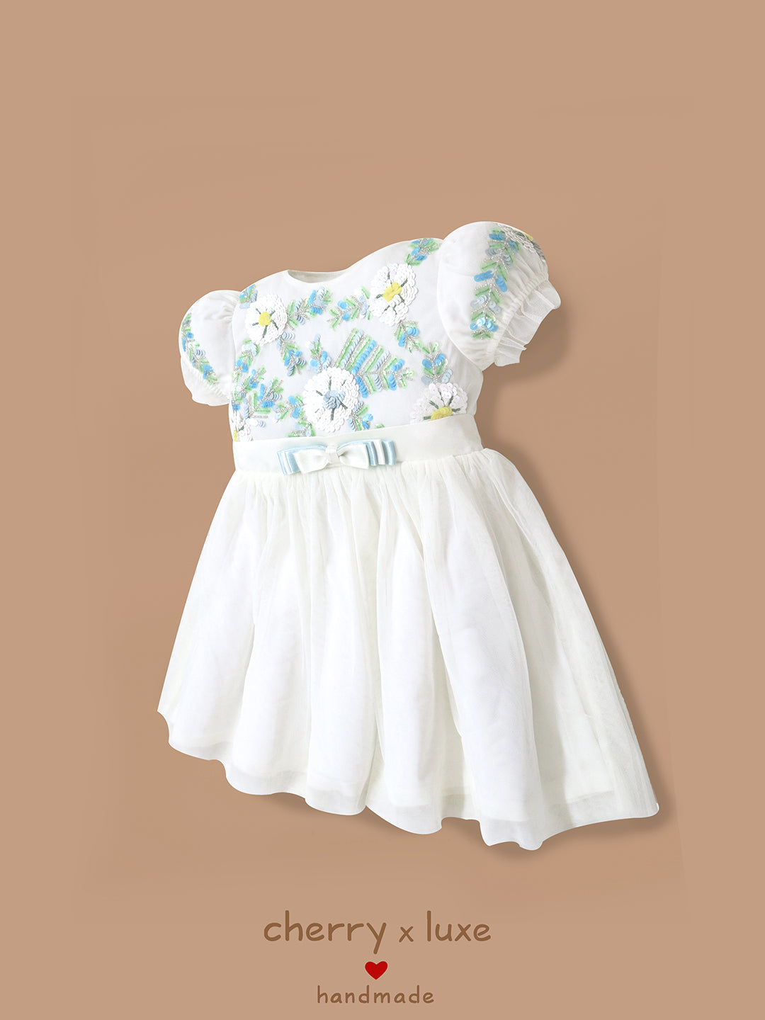 Cherry Crumble White Solid Trendy Stylish Dress